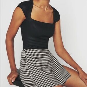 Reformation cora linen top